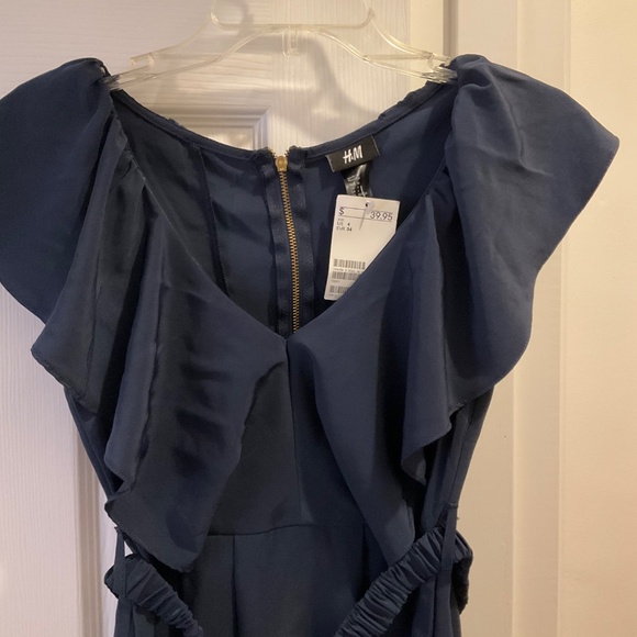 H and M navy blue dress - Picture 2 of 7